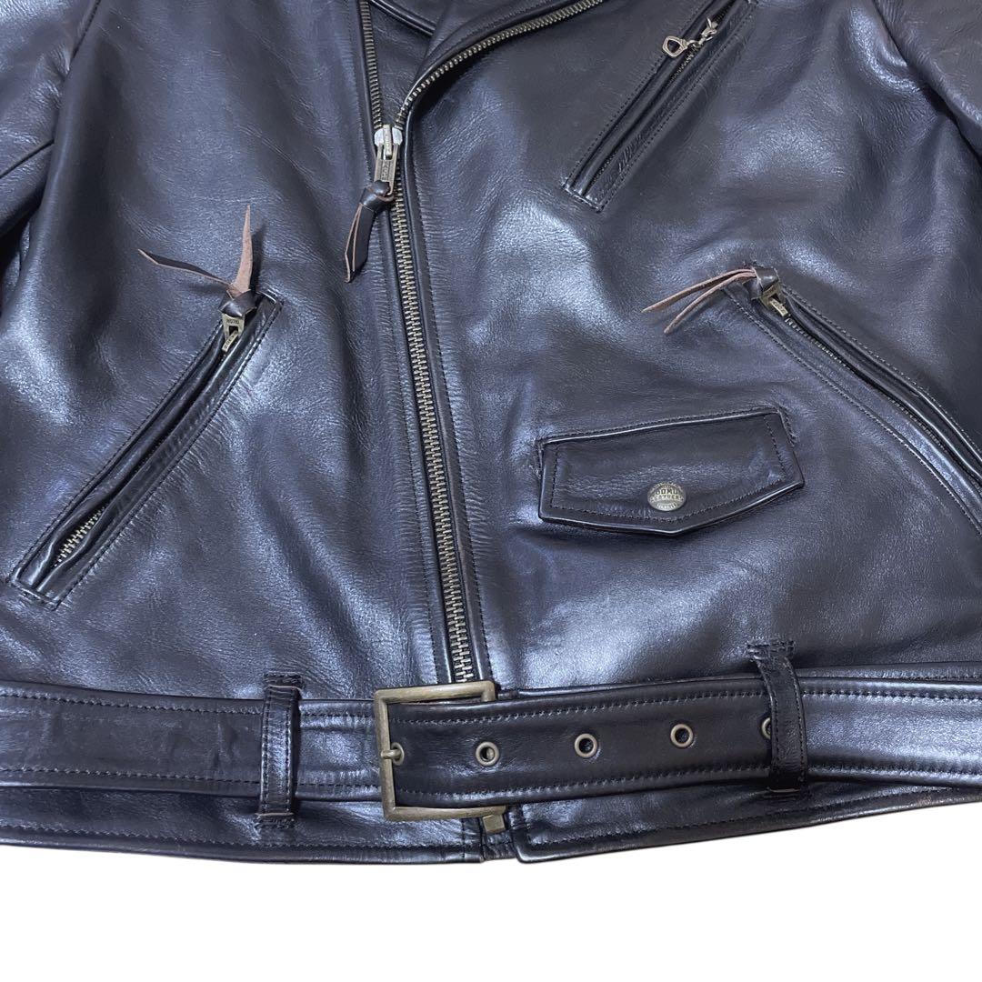 LEATHER BOMU ダブルライダース ホースハイド 2XL 馬革 稀少
