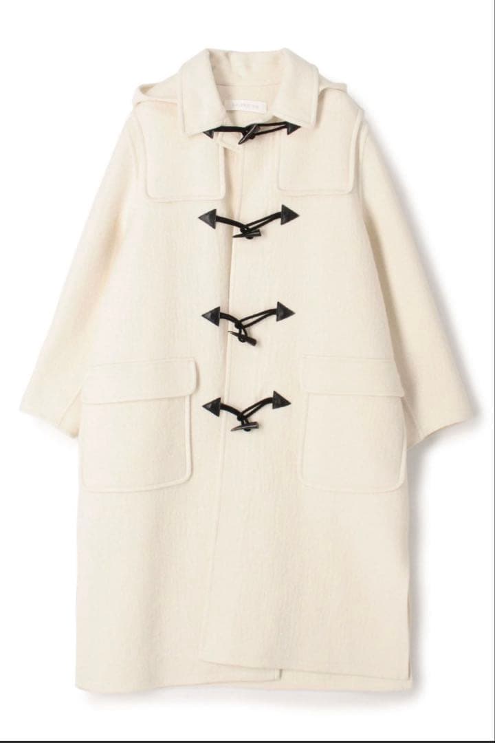 新品　GALERIE VIE ランダムウール　ロング　ダッフル　コート