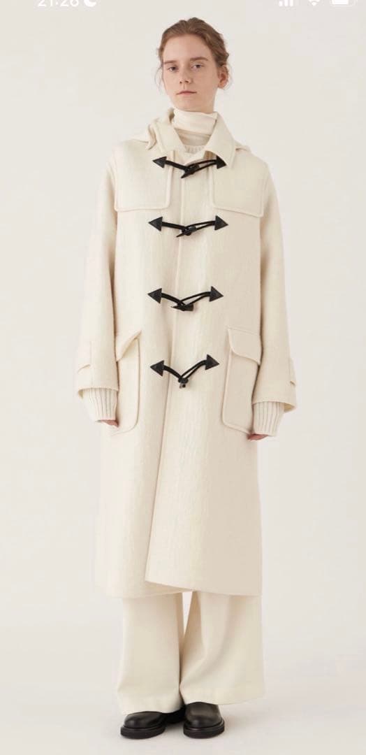 新品　GALERIE VIE ランダムウール　ロング　ダッフル　コート