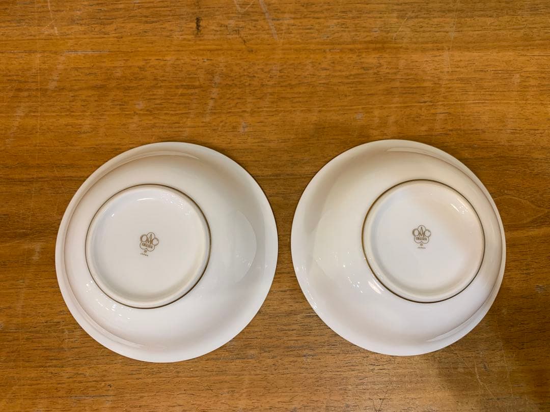 N1129-23★Okura China 青い花模様 ボウル 4個セット