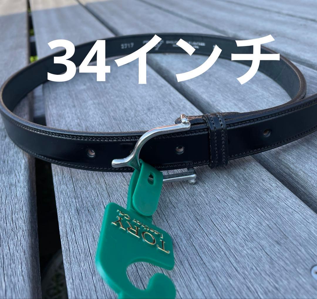 新品 TORY leather 34インチ SPUR ベルト 幅1インチ