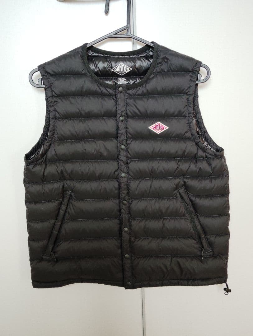 DANTON ダウンベスト ブラック 36