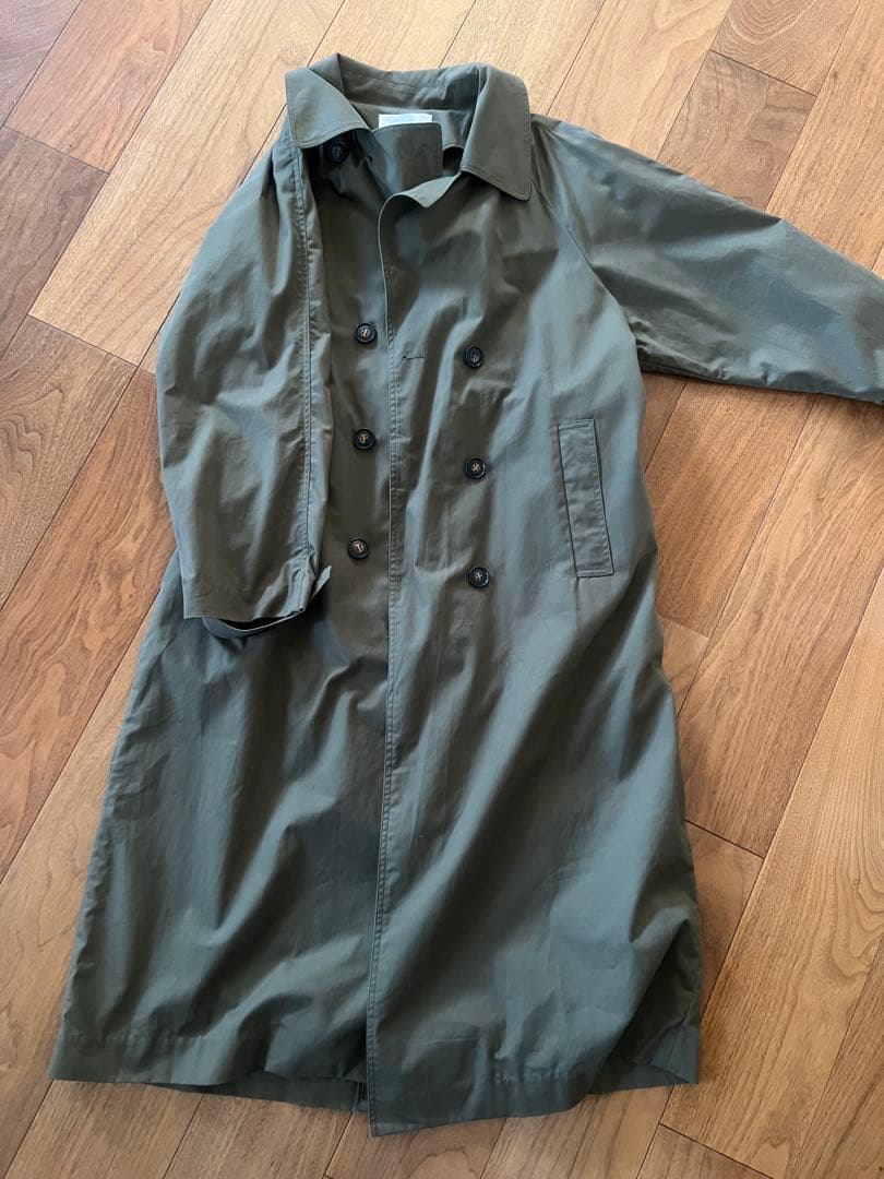 ❤️ok.soon モスグリーン トレンチコート
