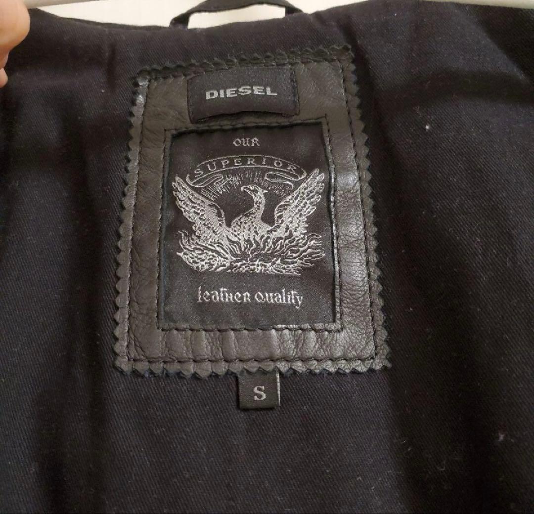 DIESEL SUPERIOR ラムレザージャケット Sサイズ
