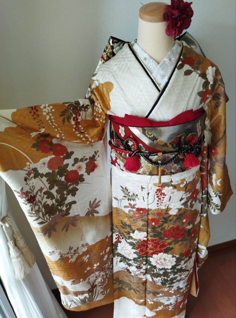 よっこ様　423.振袖7点セット正絹　フルセット　成人式