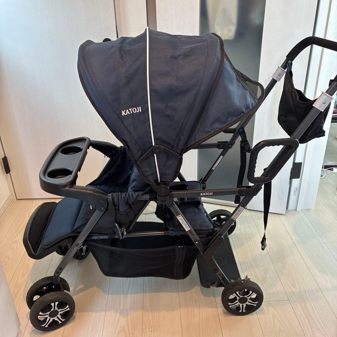 KATOJI二人乗りベビーカー