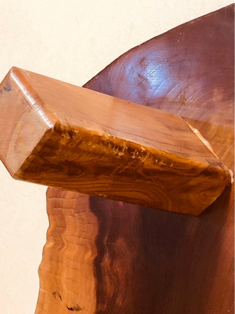 【格安出品】50年以上前の屋久杉　輪切り座卓　ローテーブル 68kg 一枚板