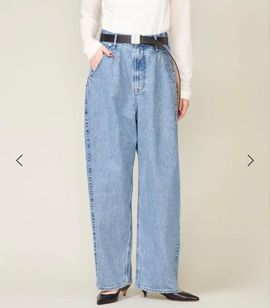 【別注】upper hights for conte タックデニムパンツ UN