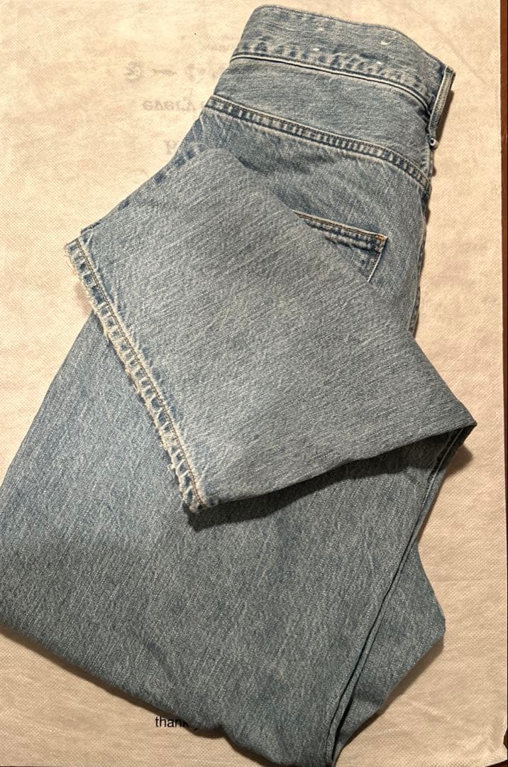 【別注】upper hights for conte タックデニムパンツ UN