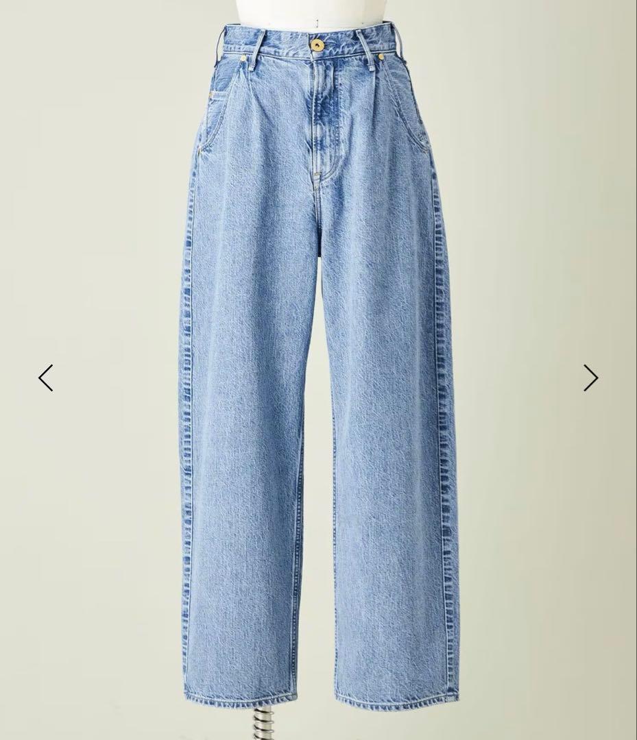 【別注】upper hights for conte タックデニムパンツ UN