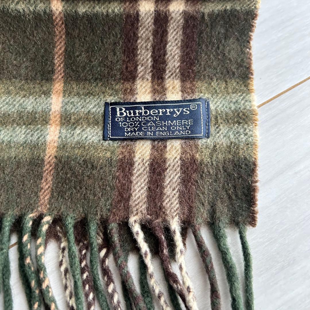 美品　Burberrys 100% CASHMERE マフラー