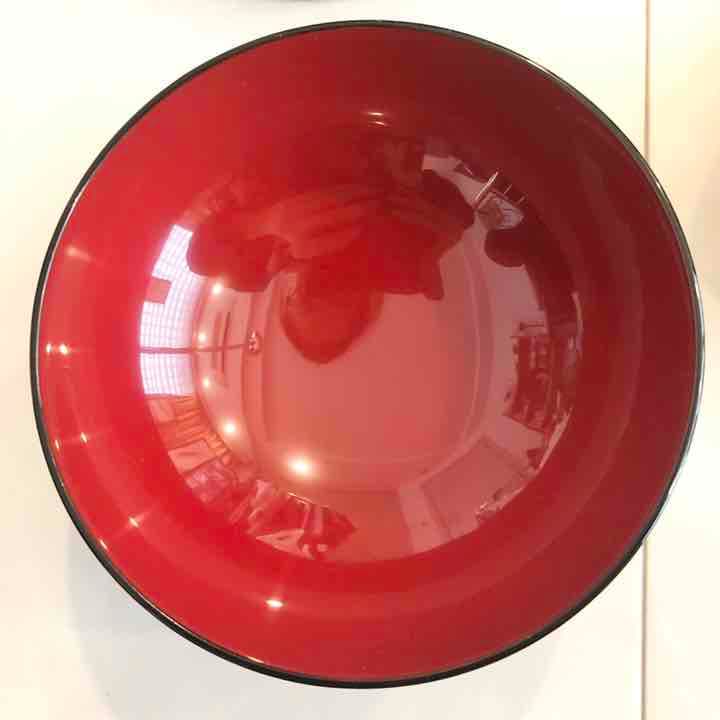 木製本漆塗 高級漆器 5客 椀 未使用 レトロ 中島泰英 黒 紅 ビンテージ