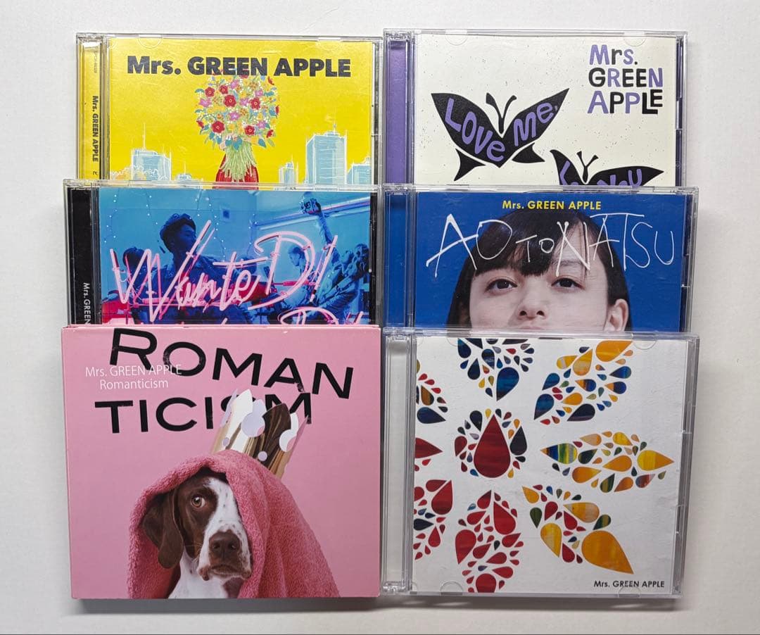 Mrs. GREEN APPLE シングルCD、ポストカード、クリアファイル