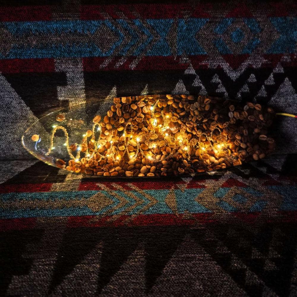 サーフボード型ウェルカムボード LED付き