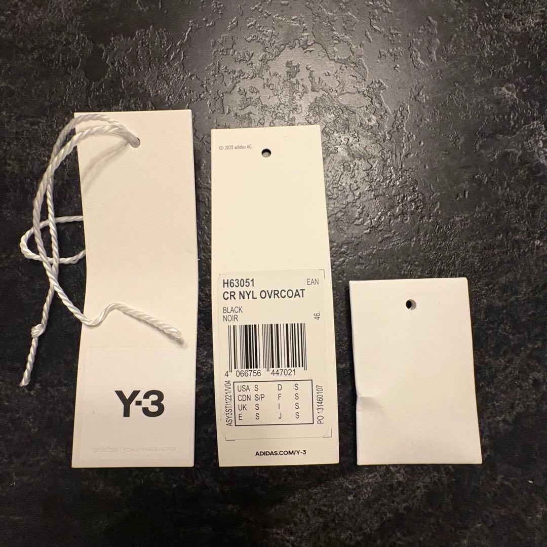 【定価13万円・極美品】Yohji Y-3 Nylon Overcoat 黒 S