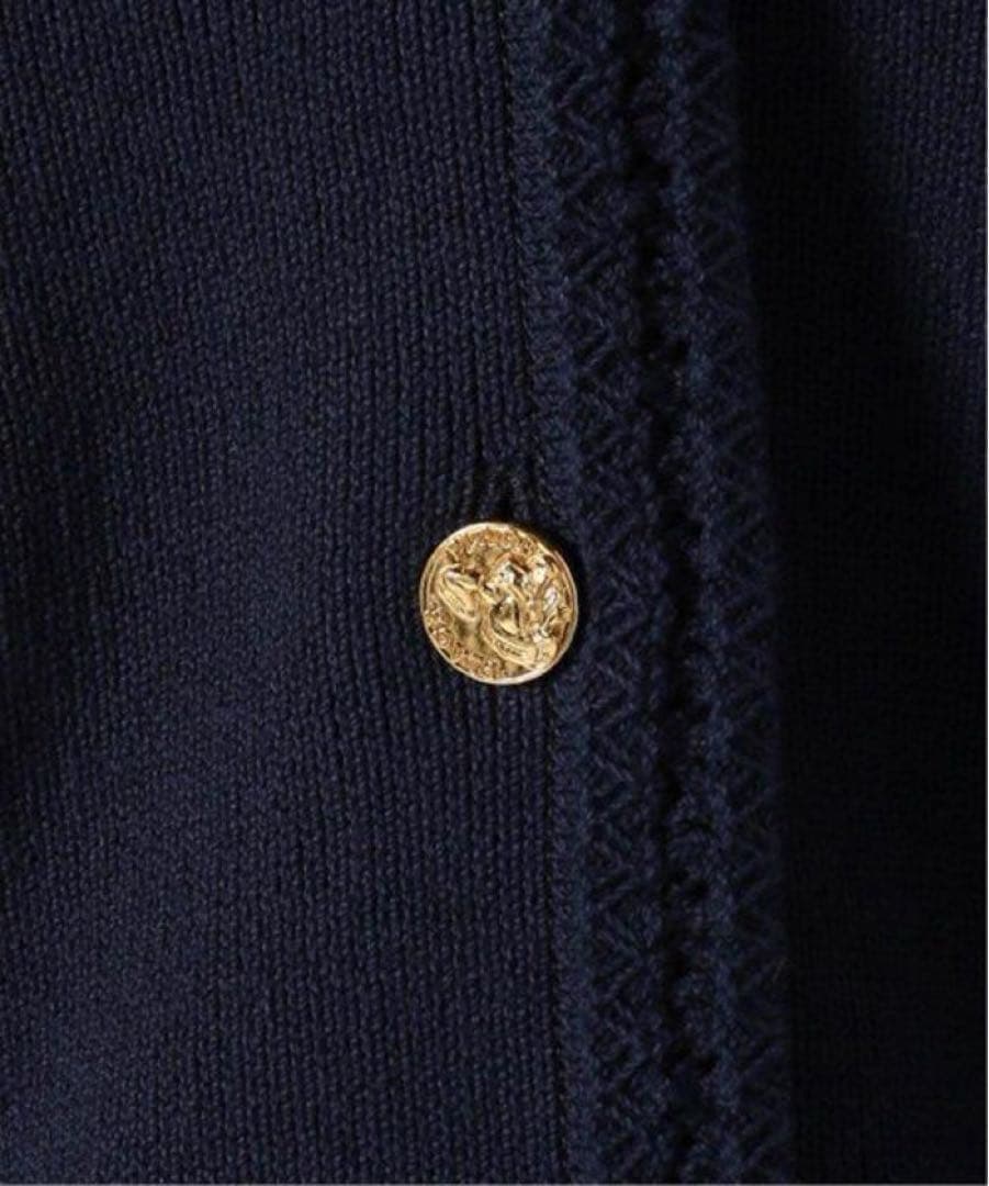 未使用　Plage プラージュ　ゴールドボタン ニットジャケット 金ボタン