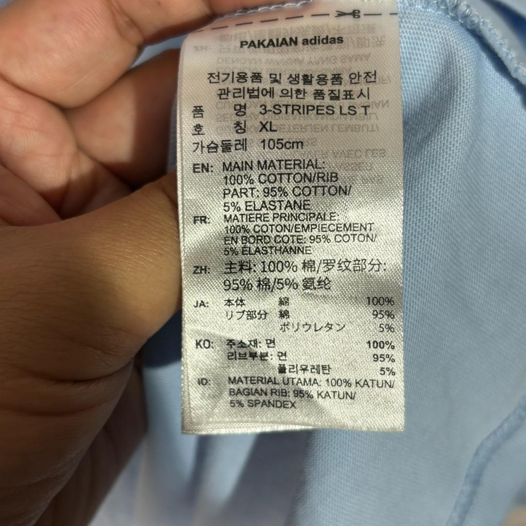 milet着用　adidas Oasis　ツアー ロンT 刺繍ロゴ XL