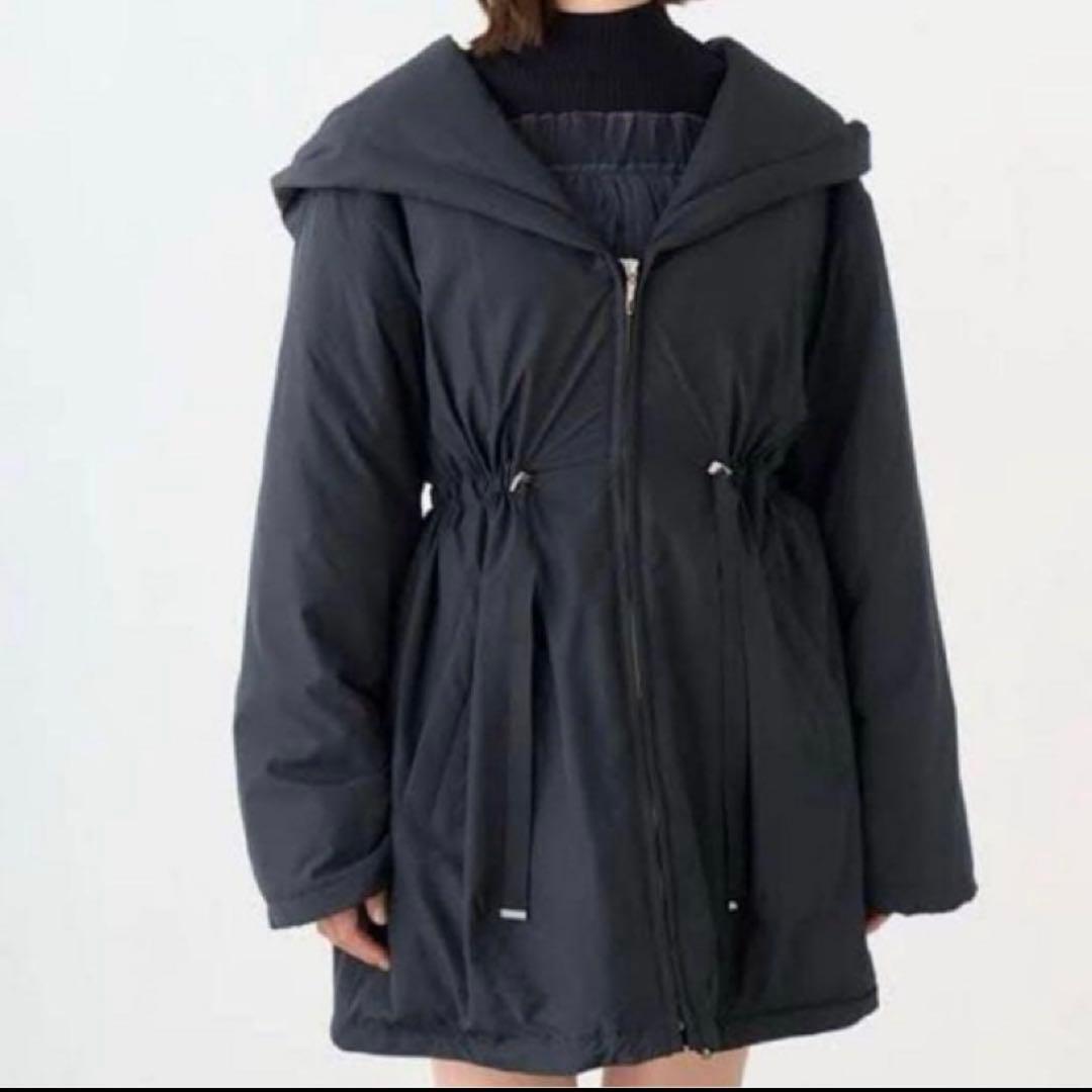 SNIDEL 西川レディモッズダウンコート ブラック