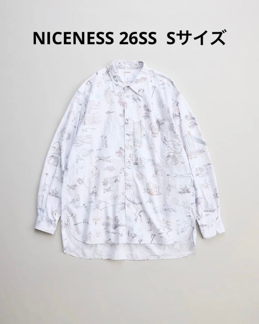 トップス Niceness 26SS BANGALTER HOKUSAI PRINT
