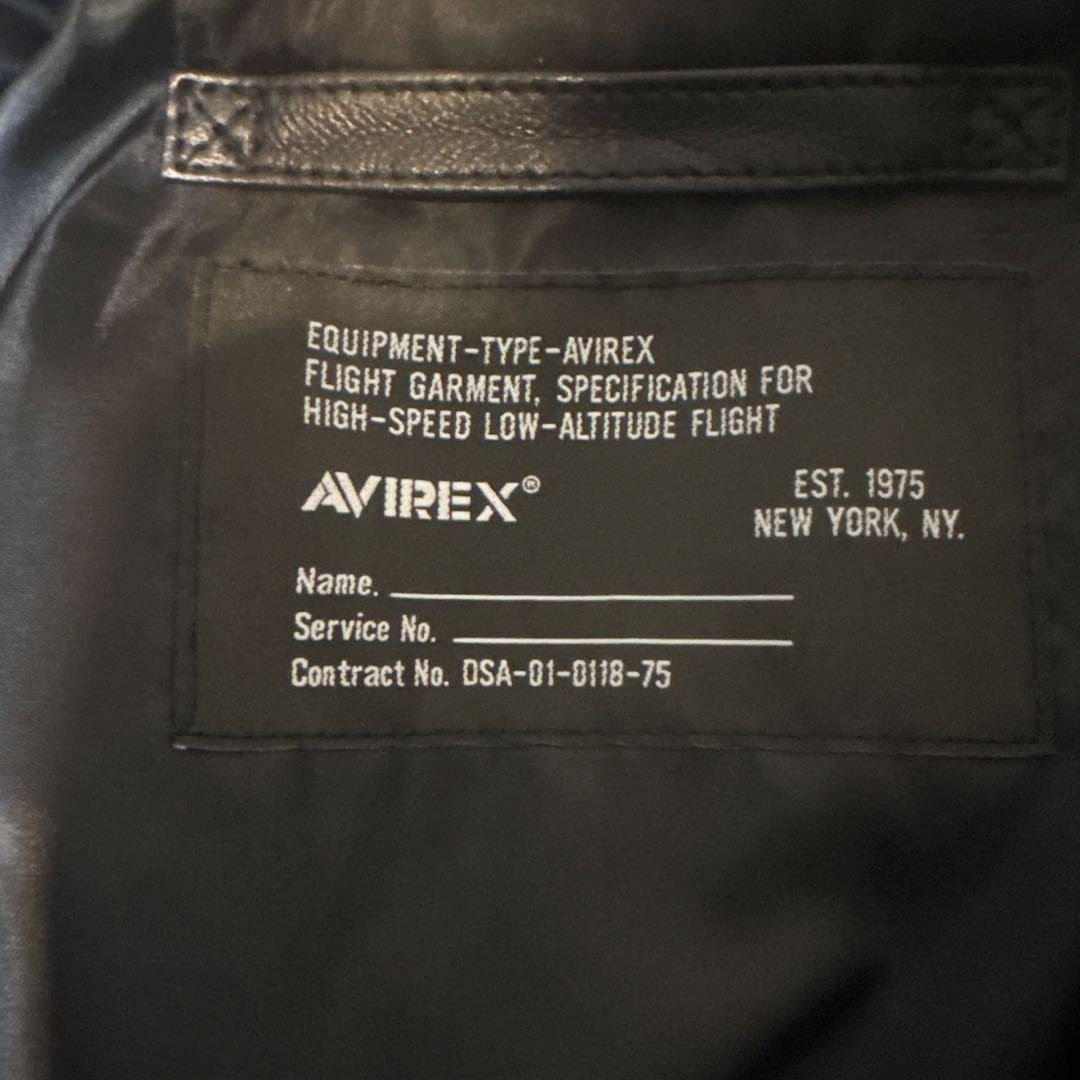 LEATHER CWU BLOUSON レザーブルゾン AVIREX