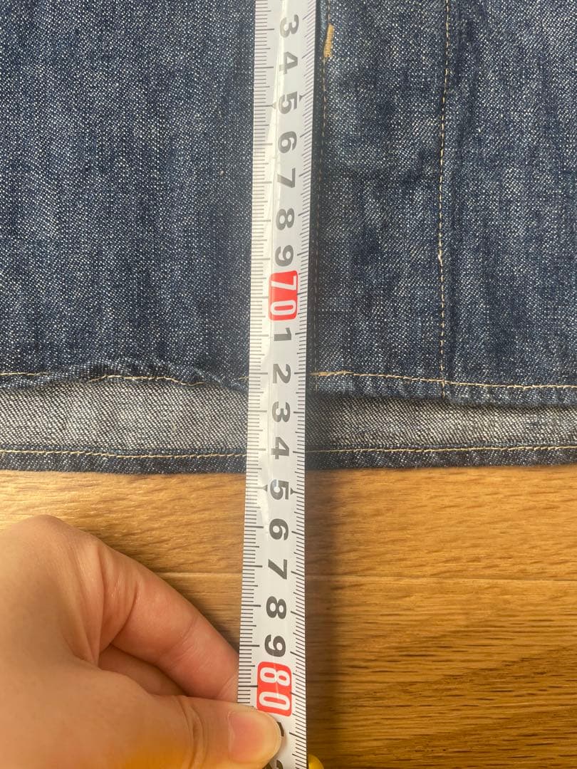 ま*も様 【DELUXEWARE】7640☆デニムシャツ☆インディゴブルー　la