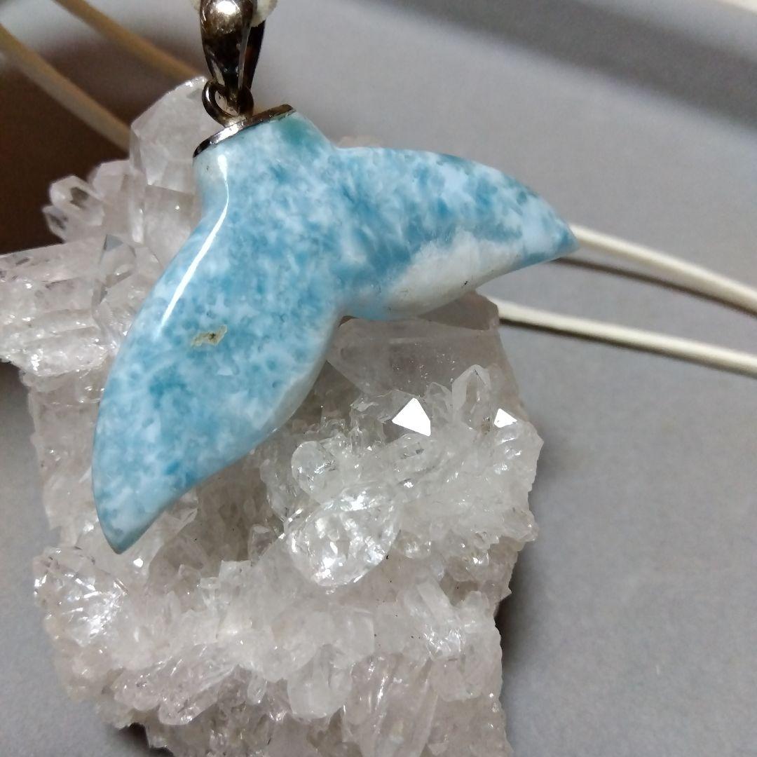 天然石ラリマーテールペンダント♡