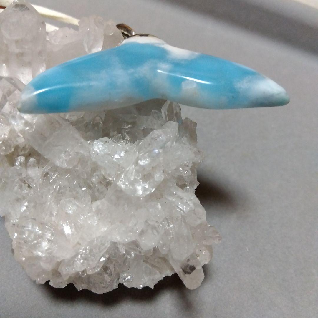 天然石ラリマーテールペンダント♡