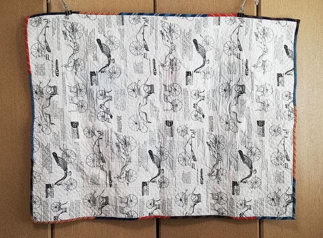 ★パッチワークキルト 109cm×82cm ハンドメイド