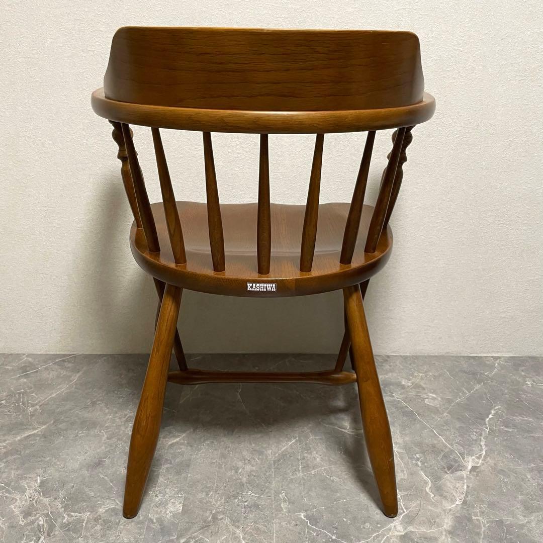 柏木工 ウィンザーアーム チェア ① ダイニングチェア　英国アンティークスタイル
