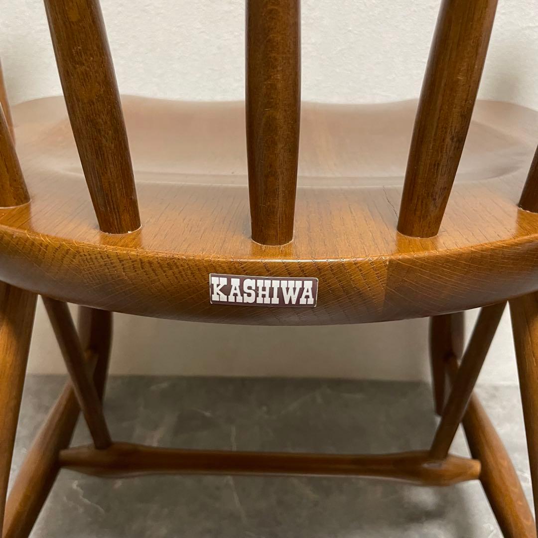 柏木工 ウィンザーアーム チェア ① ダイニングチェア　英国アンティークスタイル