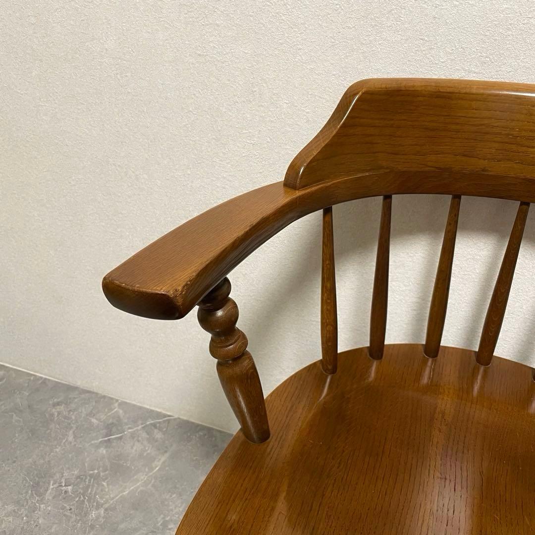 柏木工 ウィンザーアーム チェア ① ダイニングチェア　英国アンティークスタイル