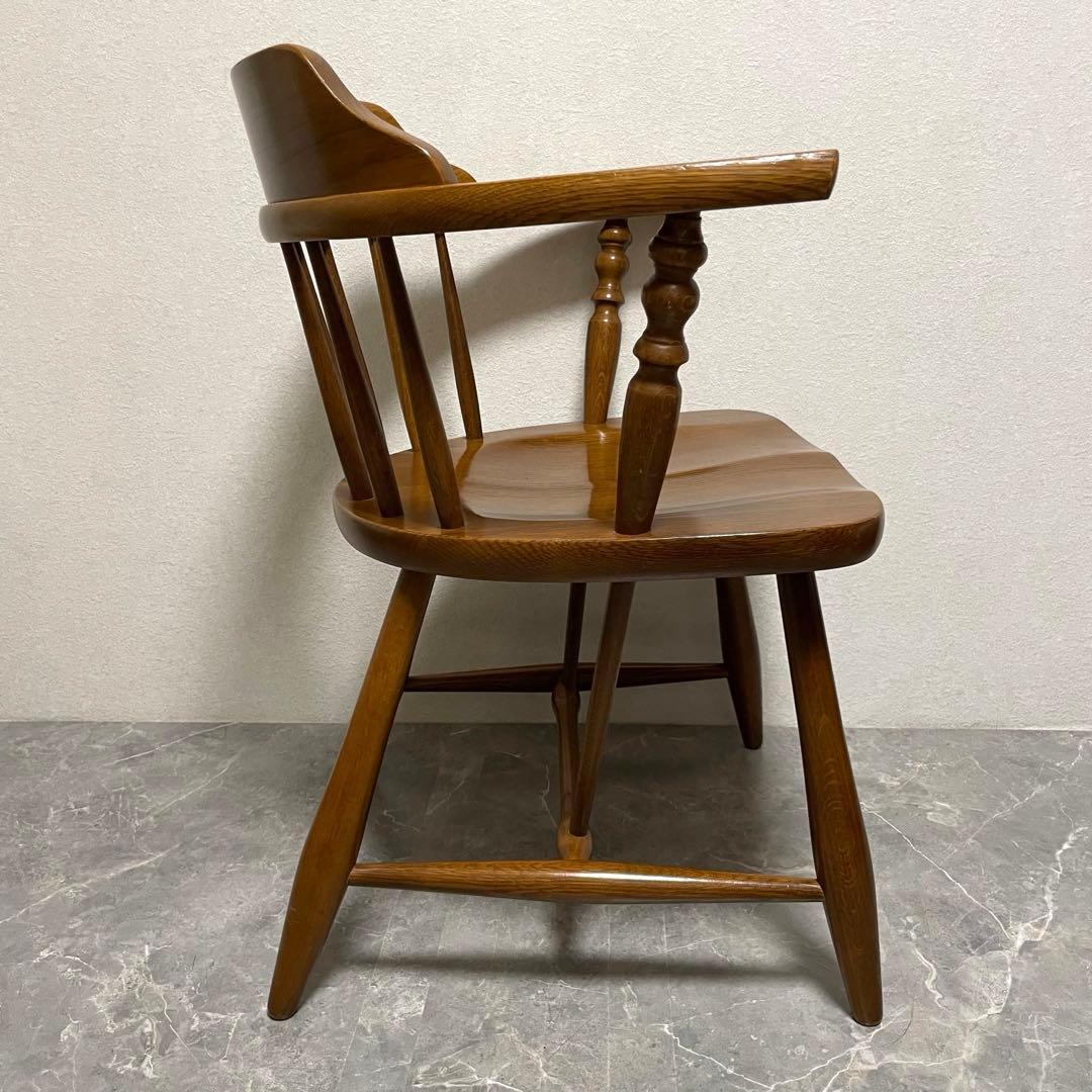 柏木工 ウィンザーアーム チェア ① ダイニングチェア　英国アンティークスタイル