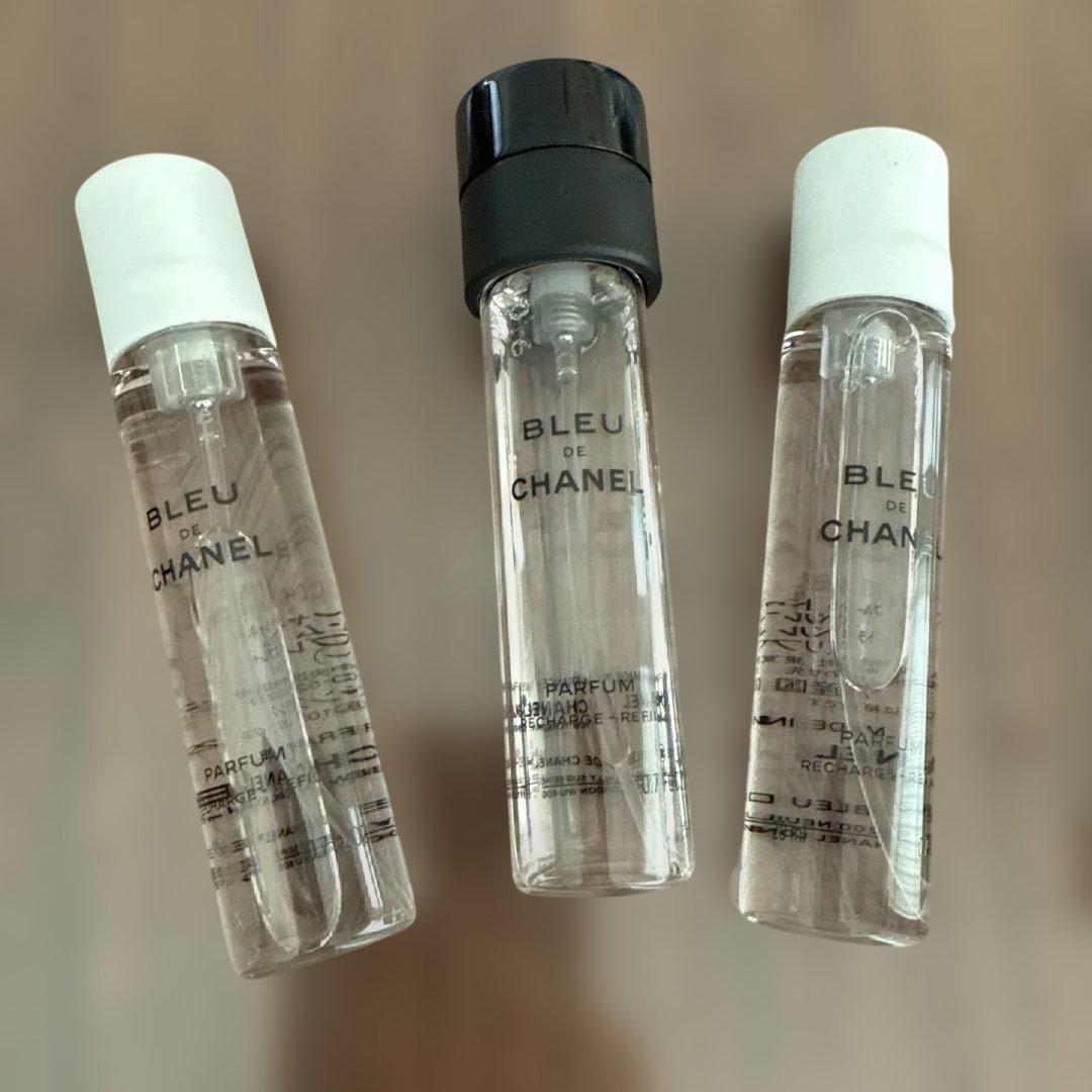 BLEU DE CHANEL パルファム 3本セット ケース付き