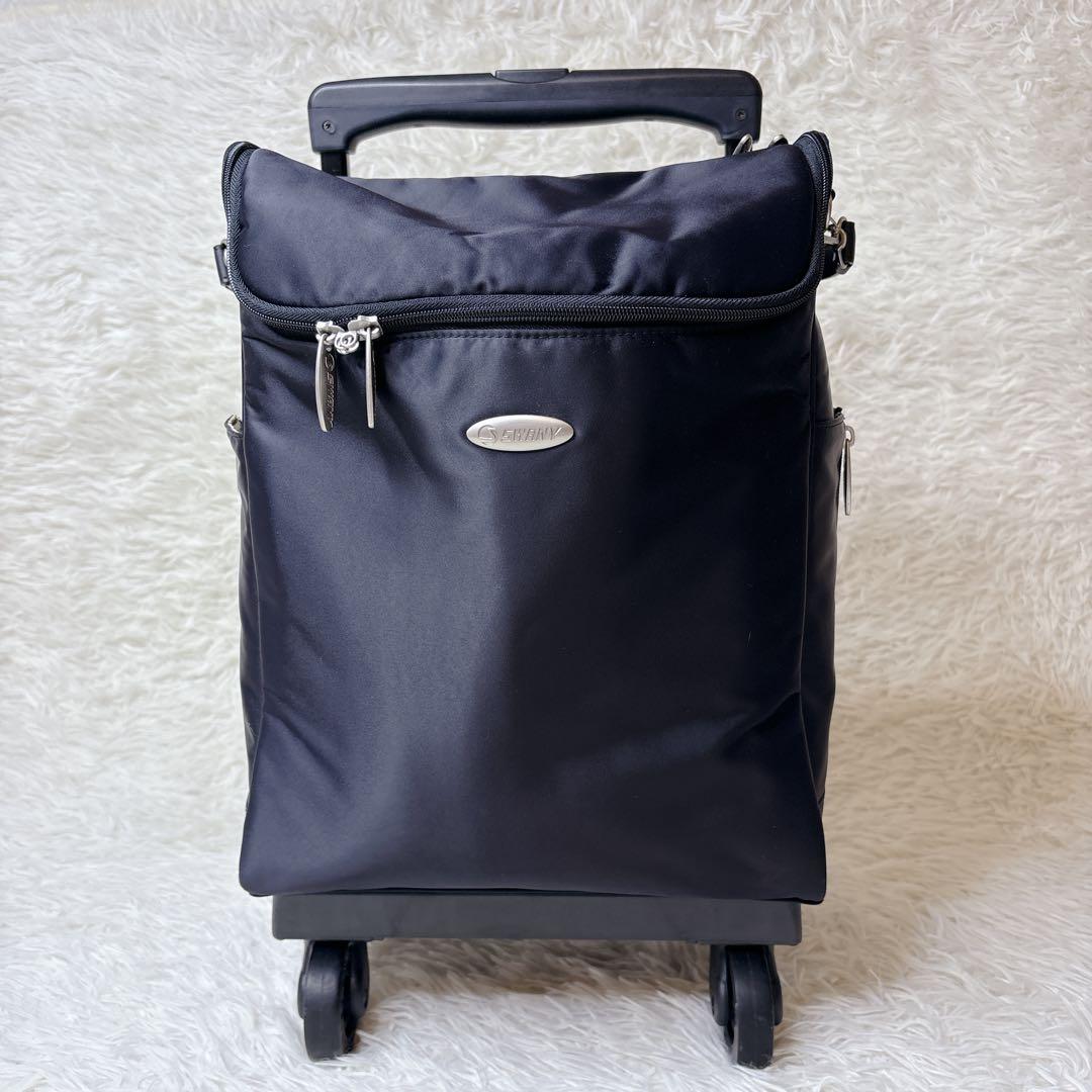 希少✨SWANY スワニー 4輪 キャリーバッグ バッグ取外し可 ストッパー付き