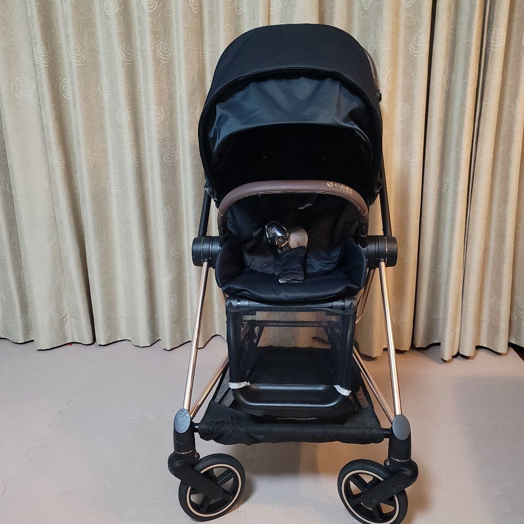 cybex Mios ベビーカー ブラックシャンパンゴールド　ローズゴールド