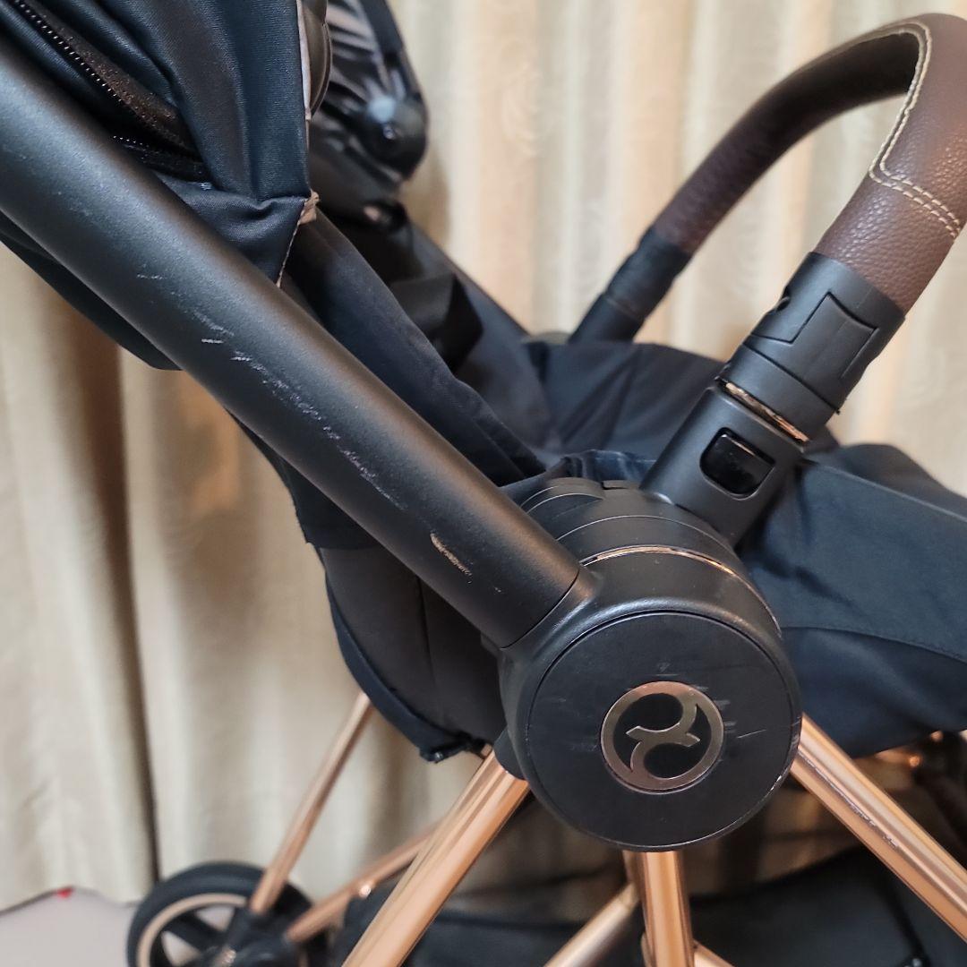 cybex Mios ベビーカー ブラックシャンパンゴールド　ローズゴールド