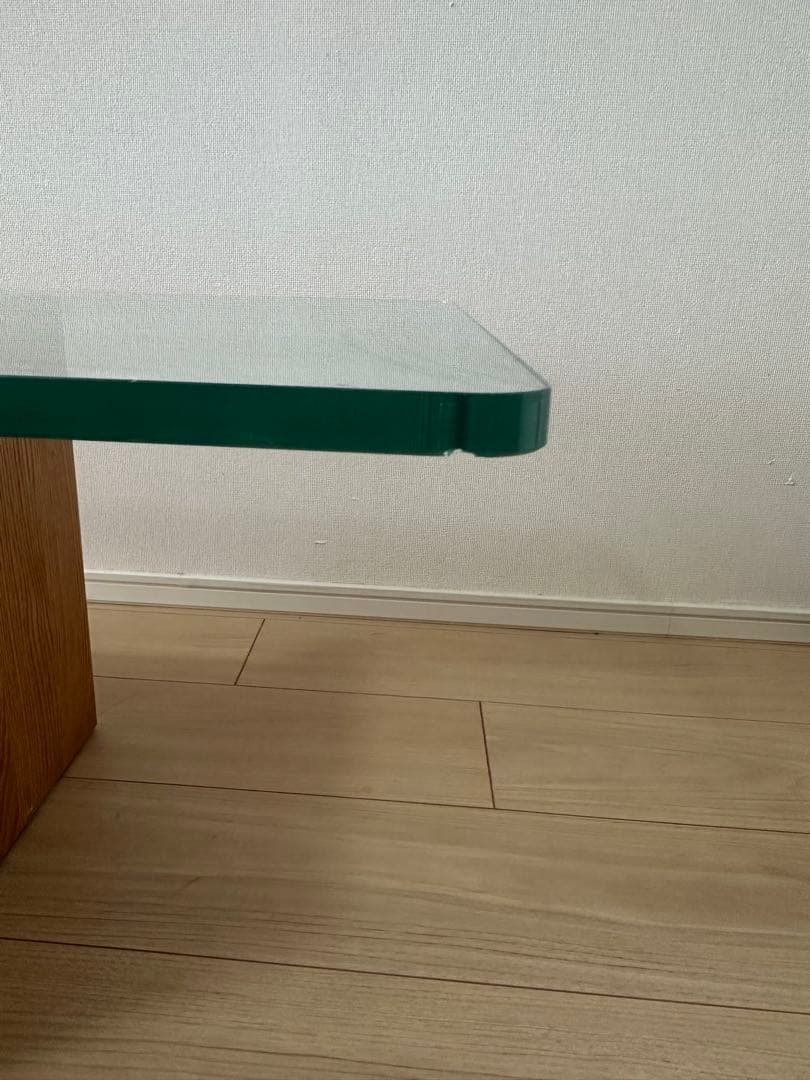 センターテーブル・ローテーブル GLASS LOW TABLE /MOMO NATURAL