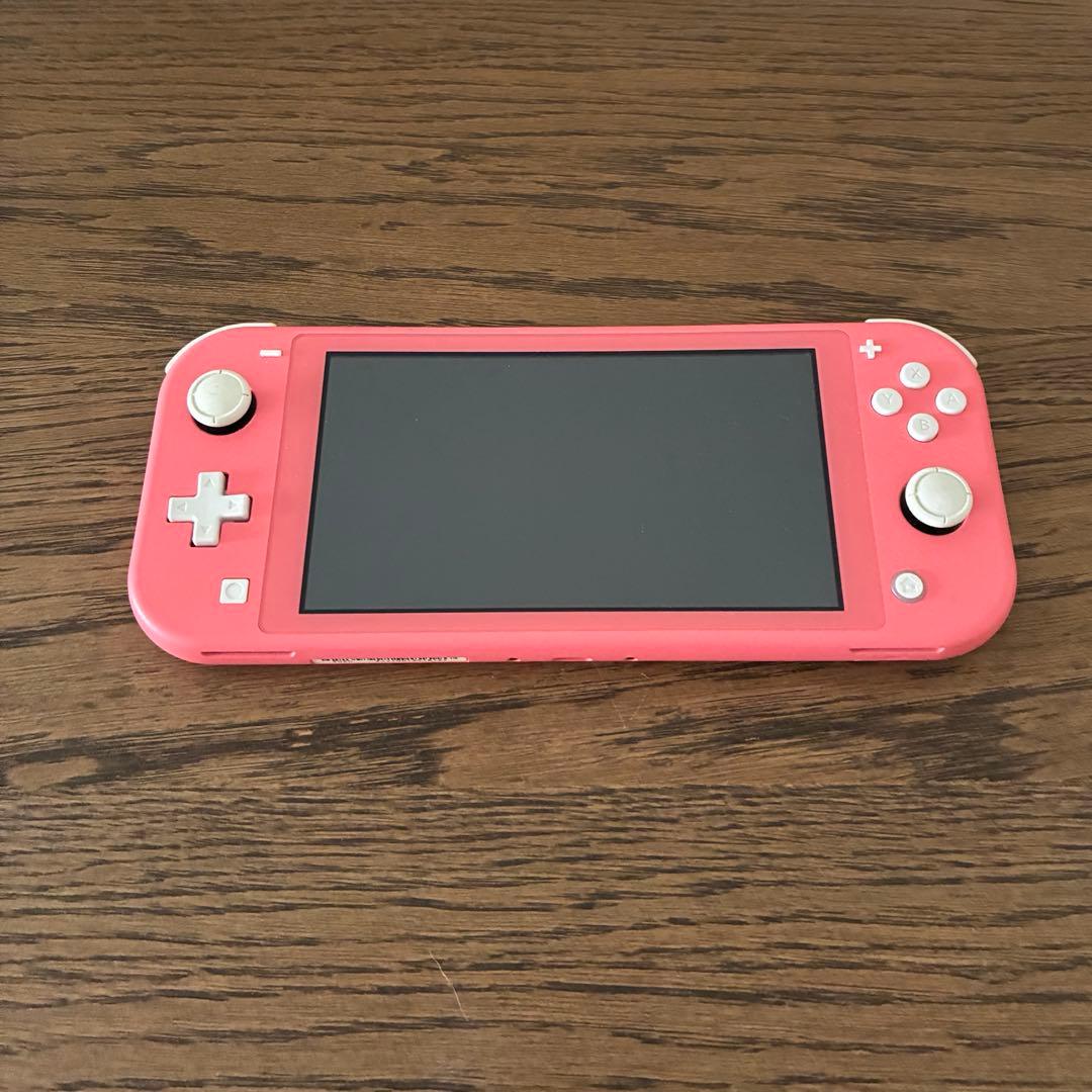 スイッチライト　コーラルピンク　動作品