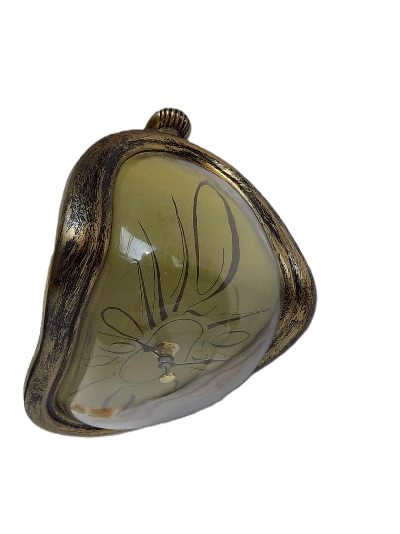 ●ダリ 「柔らかい時計」置き時計/mo-K-75-6123/アンティーク