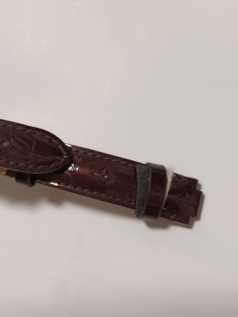 【正規品】LOUIS VUITTON アマラント 時計ベルト(バックル付き)