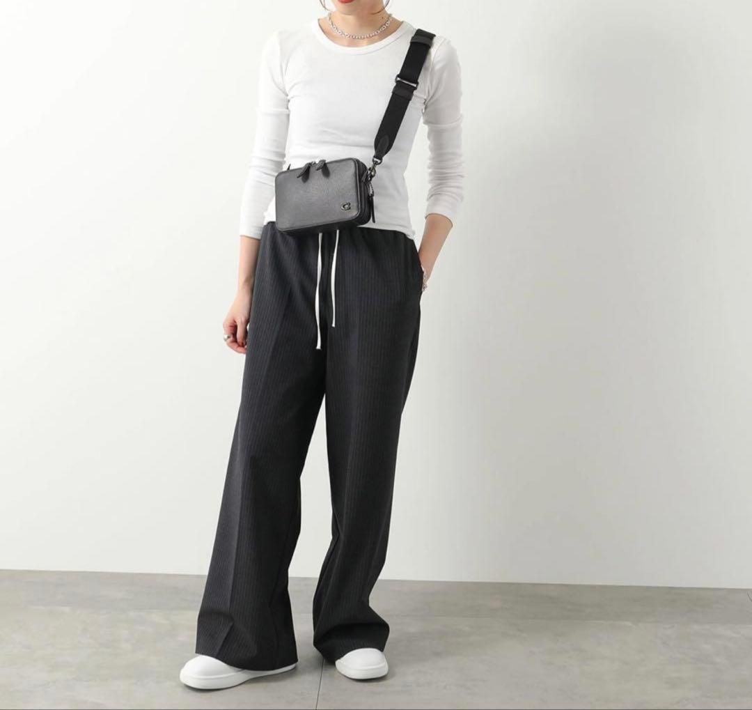 COACH コーチ ショルダー チャーター クロスボディ ブラック 黒cr782