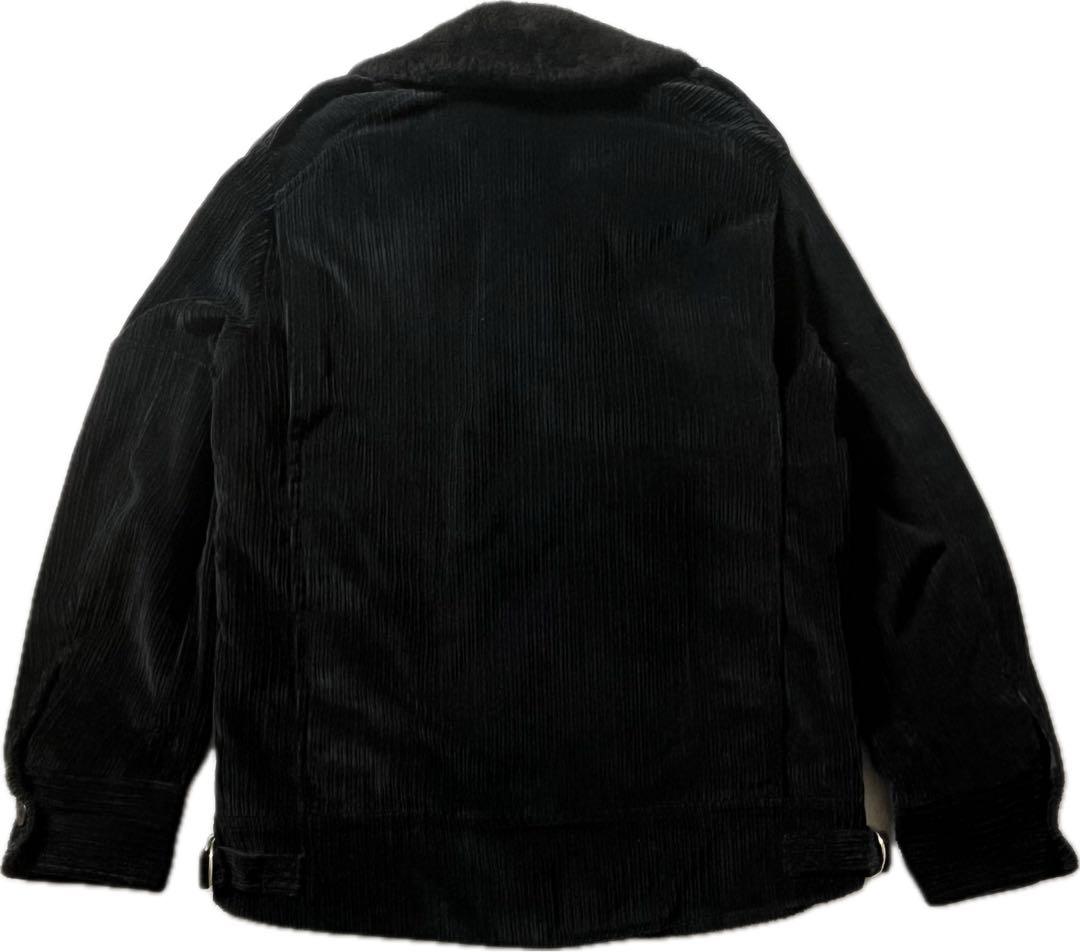 A.P.C. ブラックコーデュロイ　フライトジャケット　1