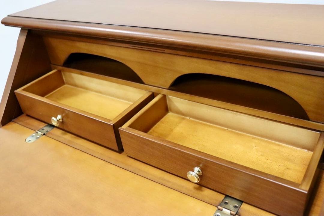 GMGH231○イタリア製 ライティングビューロー 学習机 書斎机 勉強机 キ