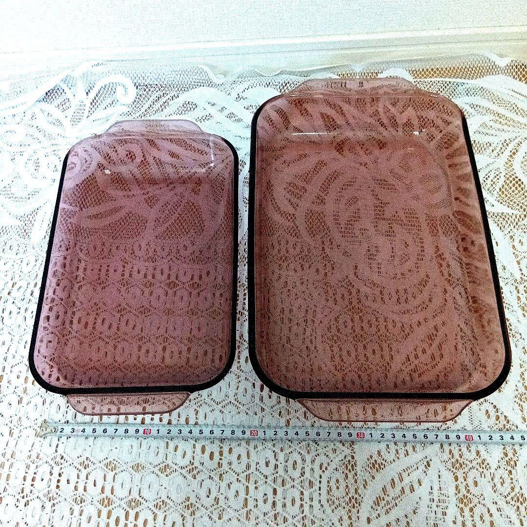 希少レア品 未使用 クランベリー　PYREX 2L3L セット　ベイク皿