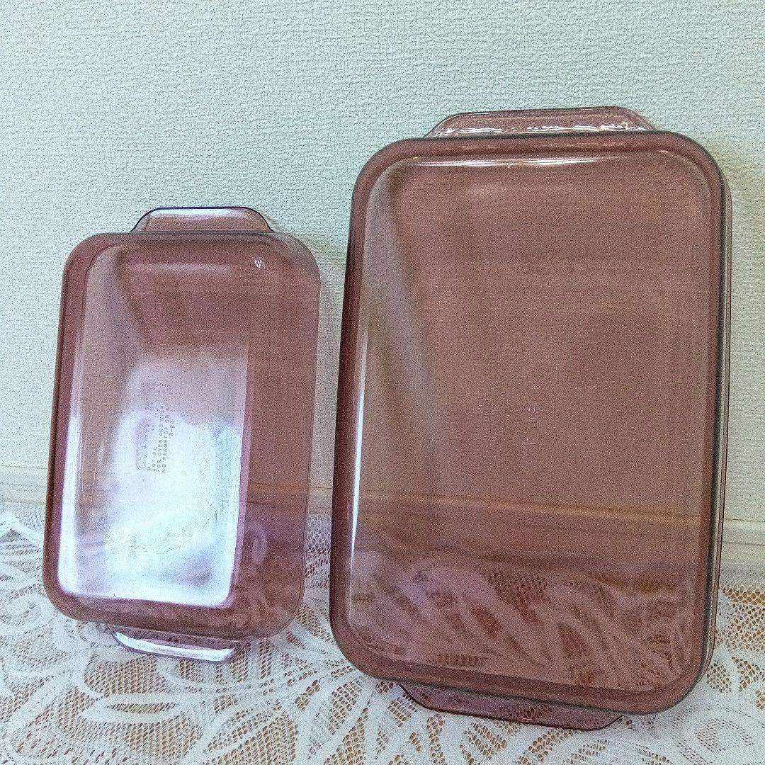 希少レア品 未使用 クランベリー　PYREX 2L3L セット　ベイク皿