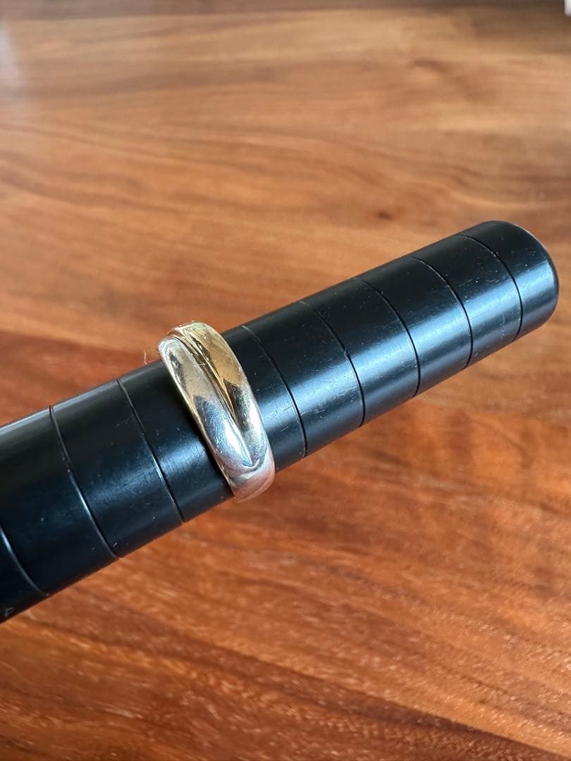 TRUSSARDIトラサルディ コンビリング　指輪　K18 SV925