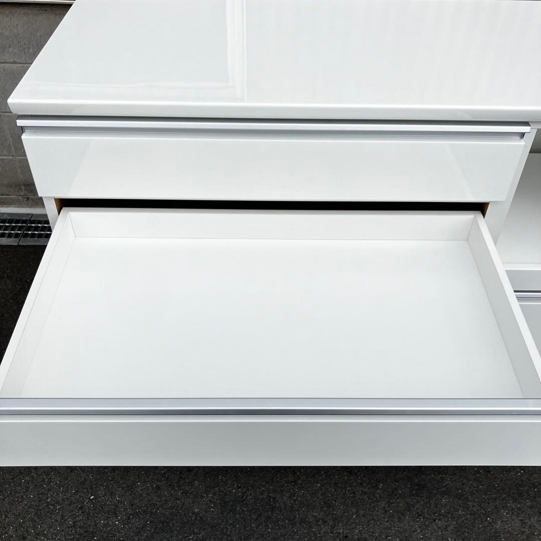 【美品】ニトリ レジューム キッチンカウンター 120-2 QH-R-WH