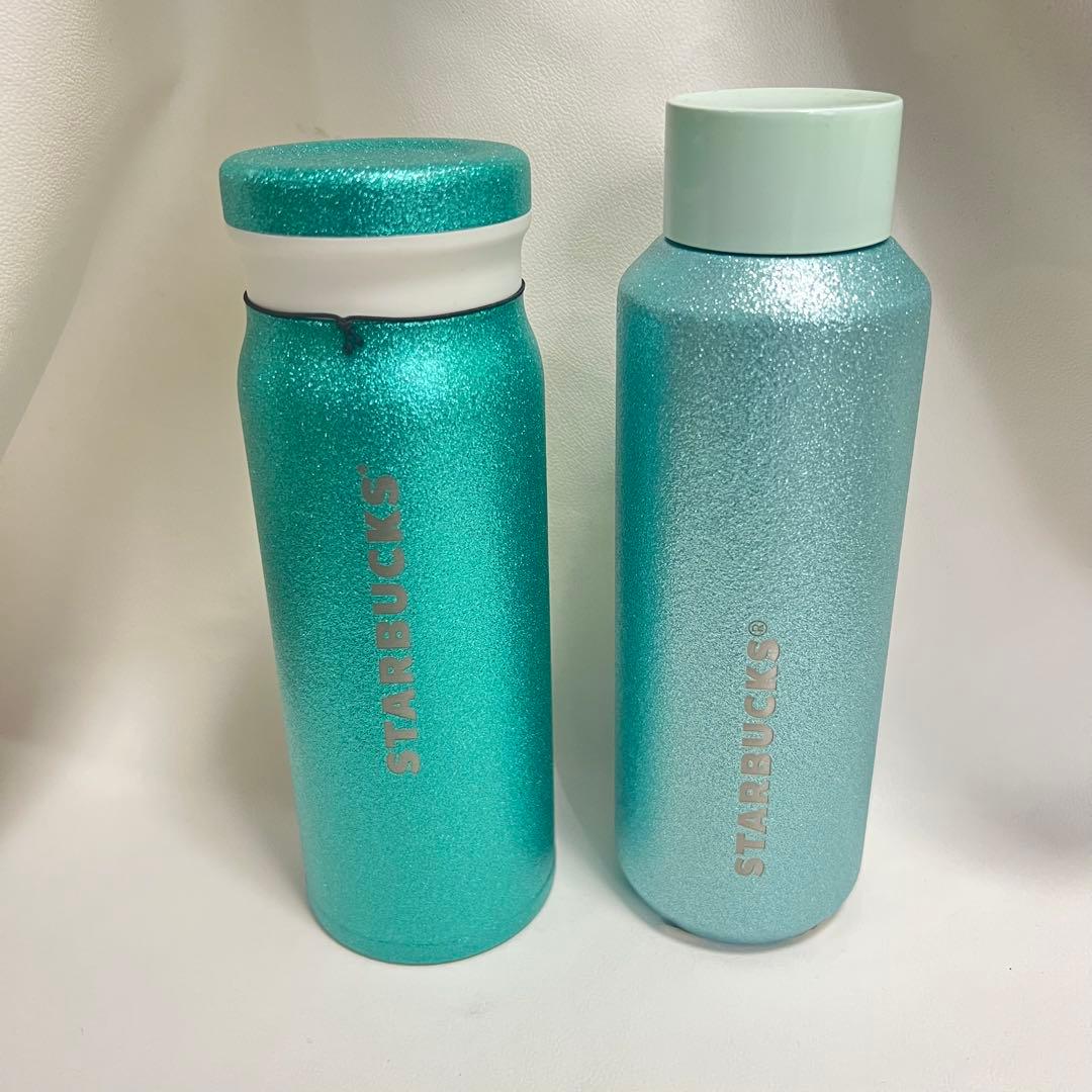 ★未使用品 スタバ タンブラー グリッター 2本セット