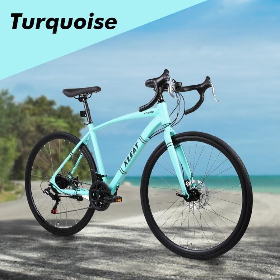 ロードバイク 700cシマノ製 21段変速B2088ライト スタンド付 自転車