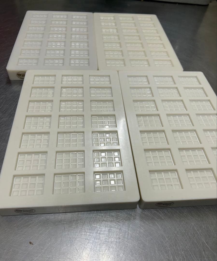 カカオバリー チョコレートモールド 4枚セット 板チョコ型